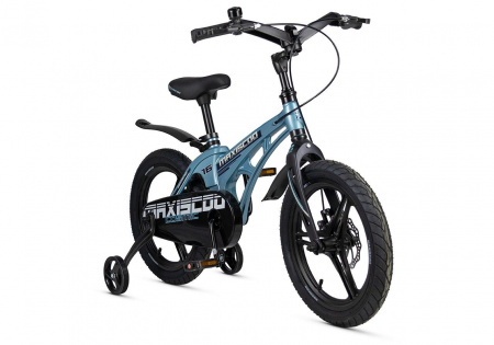 Велосипед Maxiscoo Cosmic Deluxe 16 (2025) (Велосипед Maxiscoo COSMIC 2025 DELUXE 16" Стальной Синий, MSC-C1644D)