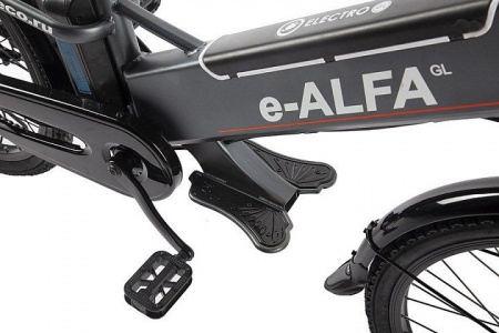 Электровелосипед Eltreco GREEN CITY e-ALFA GL (Велогибрид GREEN CITY e-ALFA GL, Серебристый, 022862-2389)