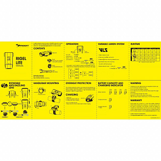 Комплект фонарей Moon Rigel Lite и Helix Lite - фото