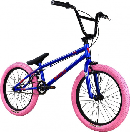 Велосипед Stark Madness BMX 1 (2025) (Велосипед Stark'25 Madness BMX 1 ярко-синий/красный/светлый розовый, HQ-0010259)