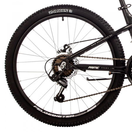 Велосипед Novatrack Prime 18.D 24" (2024) (Велосипед NOVATRACK 24" PRIME алюм. рама 11", черный, TZ500/TS-38/TZ500/SG-6S, D-brake)