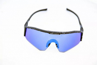 Очки велосипедные Rockbros, оправа черная, линзы с поляризацией голубые, RB_14130001001 - фото