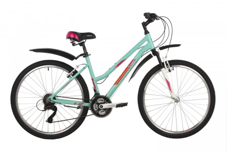 Велосипед FOXX BIANKA 26" (2022) (Велосипед FOXX 26" BIANKA зеленый, алюминий, размер 19")