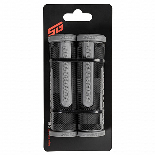 Грипсы 110mm черно-серые - фото