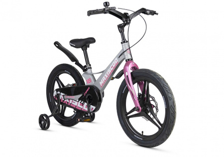 Велосипед Maxiscoo Space Deluxe 18 (2025) (Велосипед Maxiscoo SPACE 2025 DELUXE 18" Серый Жемчуг, MSC-S1843D)