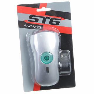 Фонарь велосипедный STG, передний , 4 светодиода, 2 функции - фото