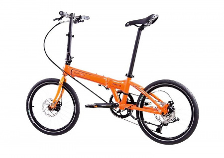 Велосипед Dahon Launch D8 20" (2022) (Велосипед Dahon Launch D8 YS7871 (оранжевый), складной, колеса 20", 8 ск., дисковые тормоза, VD22002)