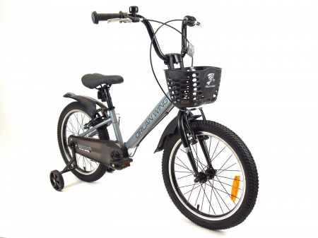 Велосипед Falcon Bike Handy 18 (2025) (Велосипед FALCON BIKE 18" HANDY серый, сталь, 18-ST-HANDY-GY)