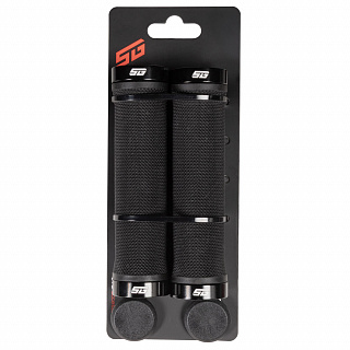 Грипсы STG,  130 мм, черный - фото