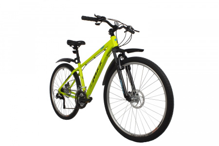 Велосипед FOXX AZTEC D 27.5" (2022) (Велосипед FOXX 27.5" AZTEC D зеленый, сталь, размер 20")