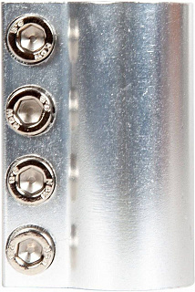 Зажим STG Х105166, 28.6 мм для рулей самокатов, с болтами - фото