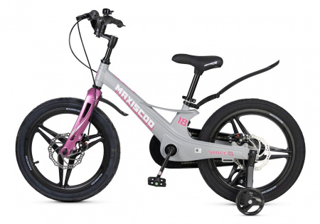 Велосипед Maxiscoo Space Deluxe 18 (2025) (Велосипед Maxiscoo SPACE 2025 DELUXE 18" Серый Жемчуг, MSC-S1843D)
