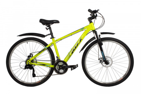 Велосипед FOXX AZTEC D 27.5" (2022) (Велосипед FOXX 27.5" AZTEC D зеленый, сталь, размер 20")