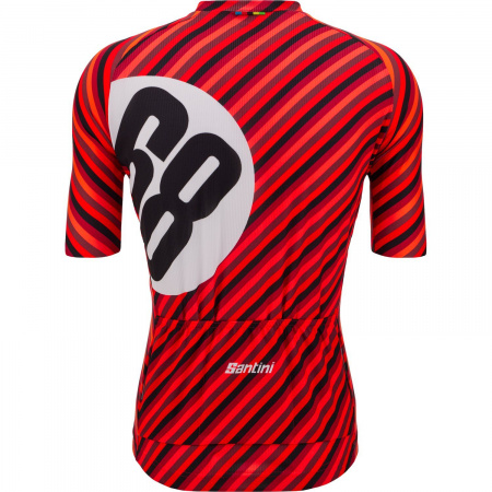 Веломайка Santini Imola 1968 - UCI SS Cycling Jersey (Веломайка Santini Imola 1968 - UCI SS Cycling Jersey / Красный,XL,RE94075SIMOLA.XL)