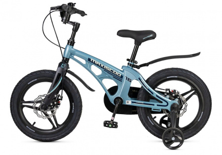 Велосипед Maxiscoo Cosmic Deluxe 16 (2025) (Велосипед Maxiscoo COSMIC 2025 DELUXE 16" Стальной Синий, MSC-C1644D)